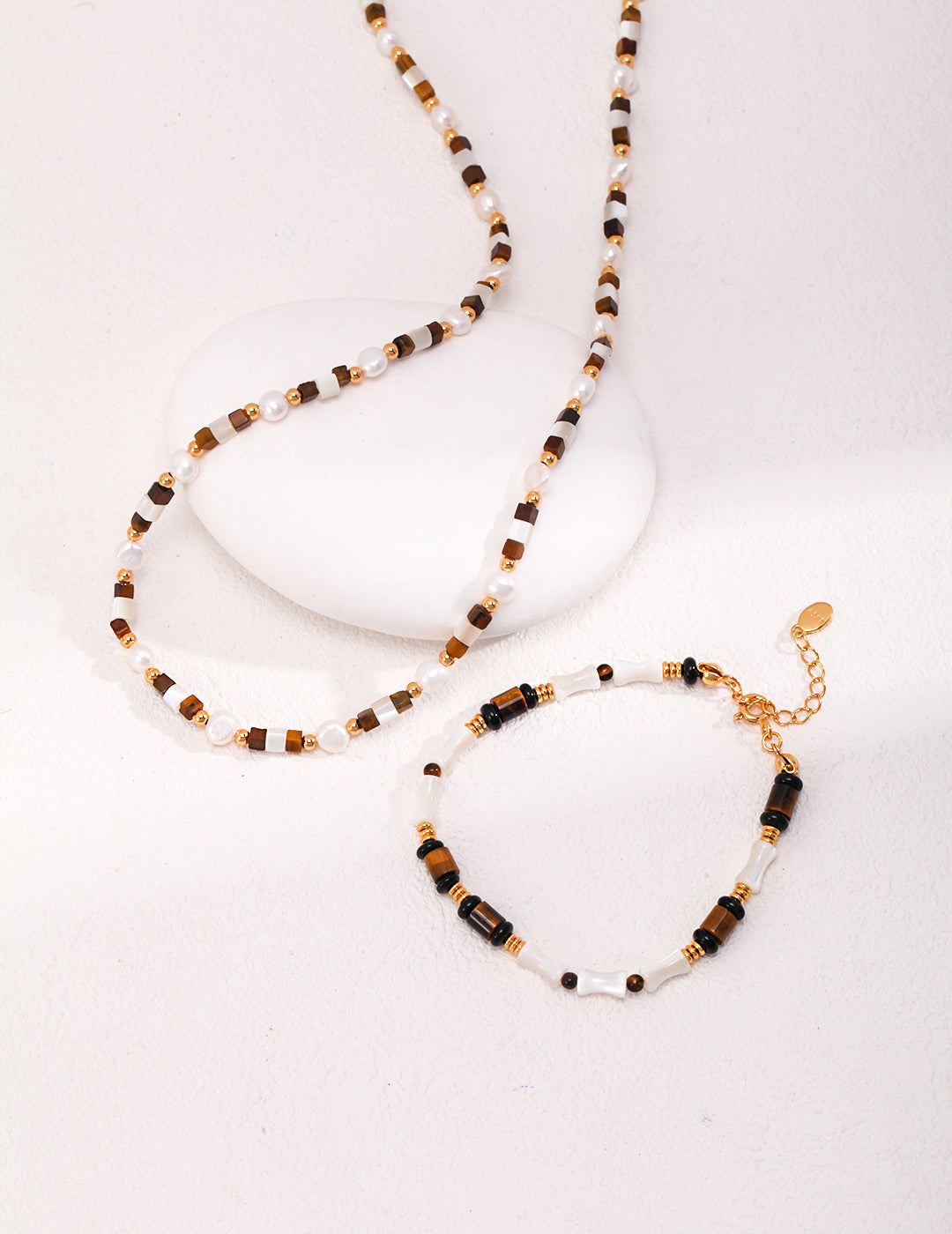 Tigerite Caramel Necklace