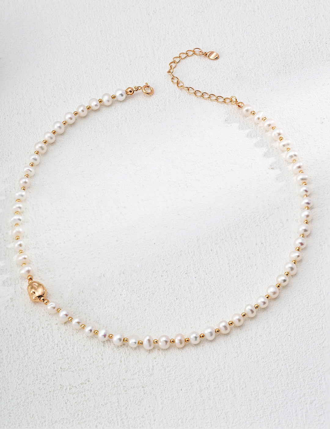 Stella Pearl Necklace - Gold
