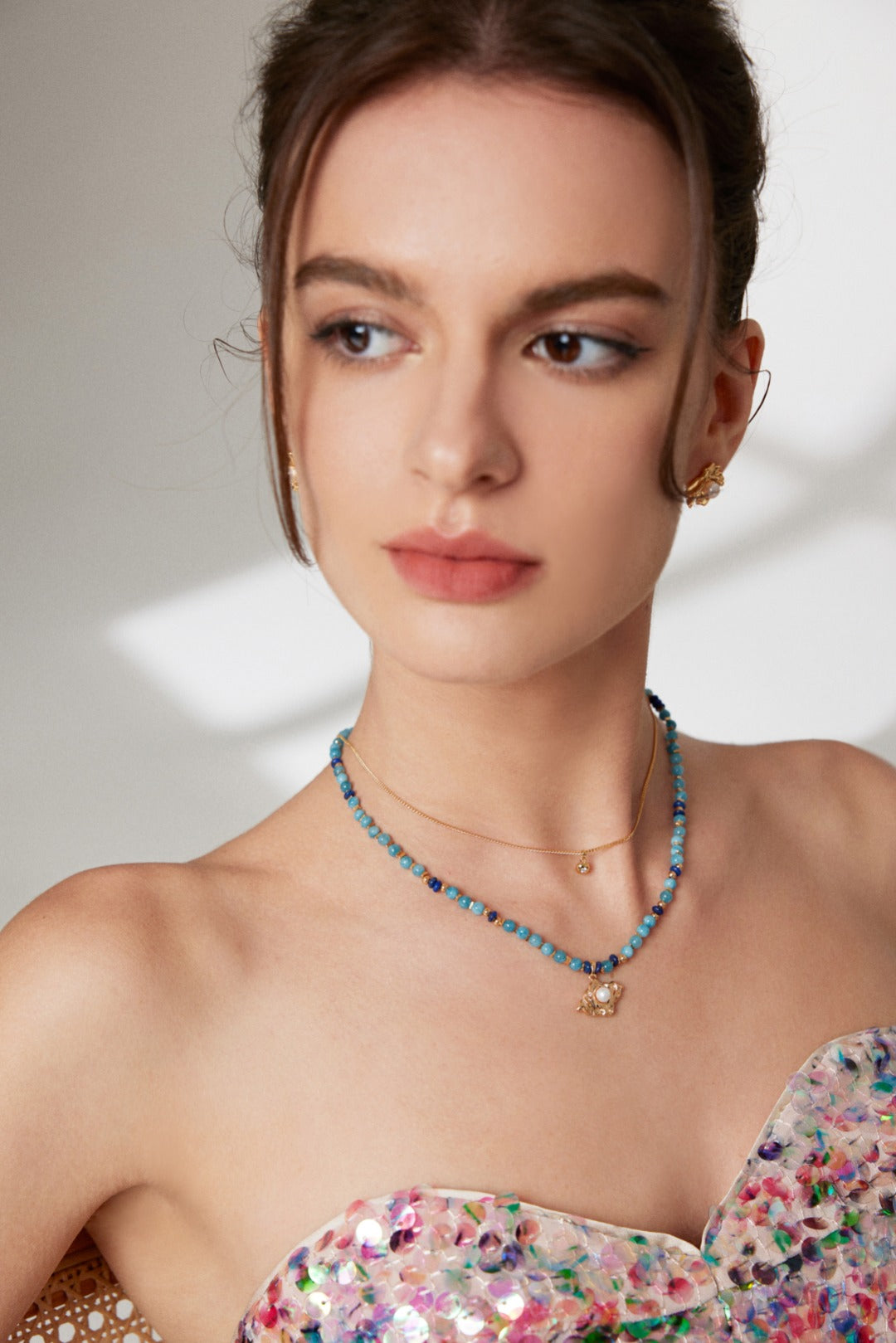 Amazonite Pearl Necklace