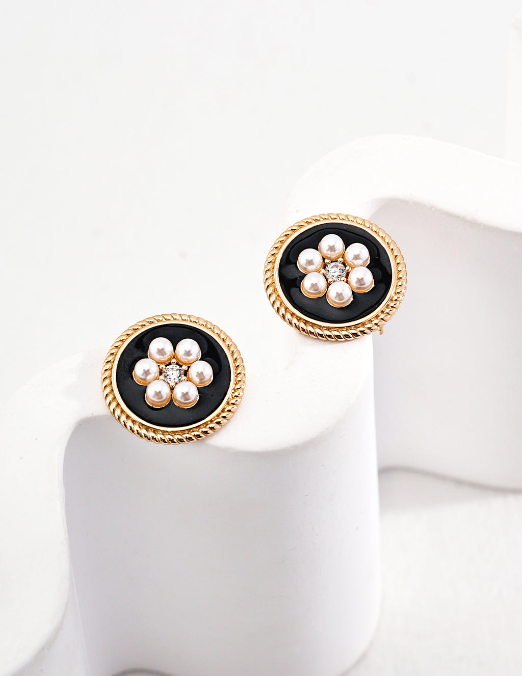 Dripping Glaze Zircon Earring