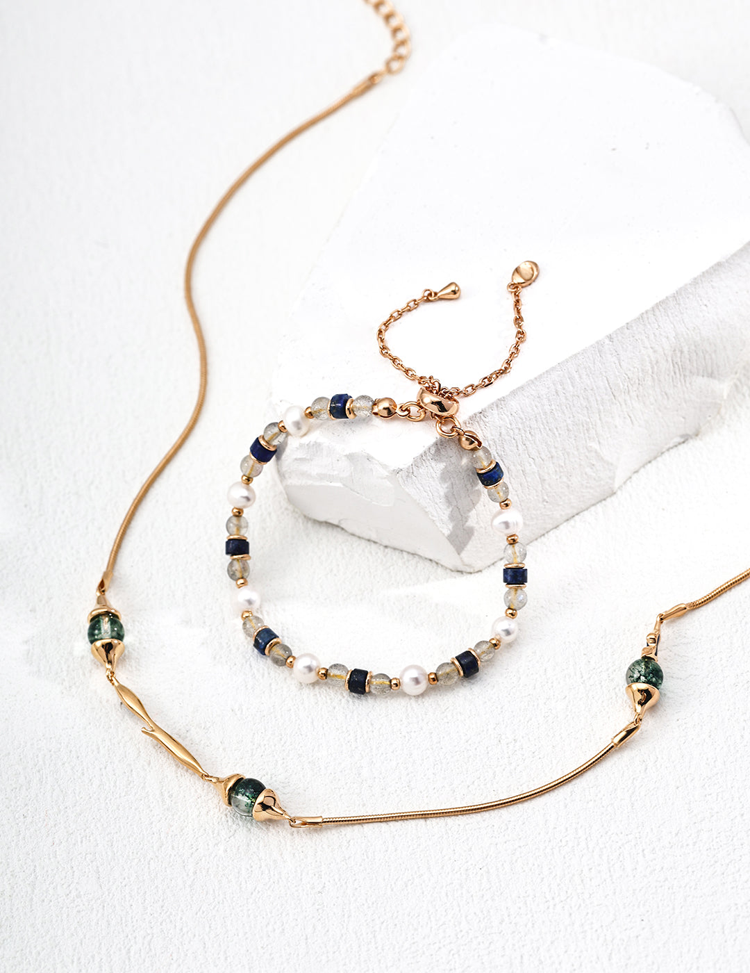 Labradorite Lapis Lazuli Bracelet