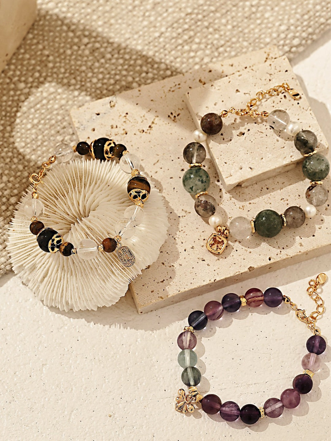 Rainbow Fluorite Bracelet