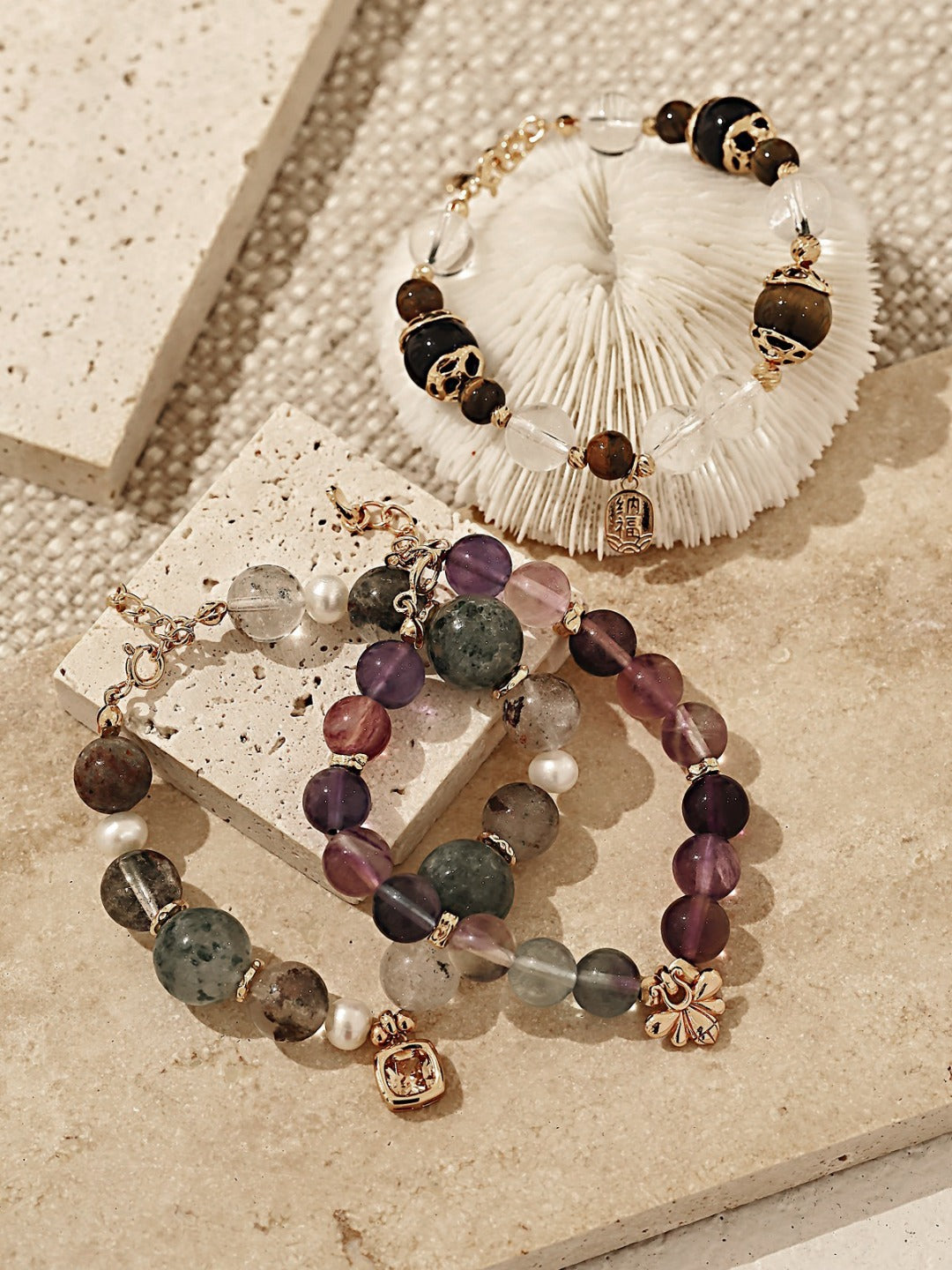 Rainbow Fluorite Bracelet