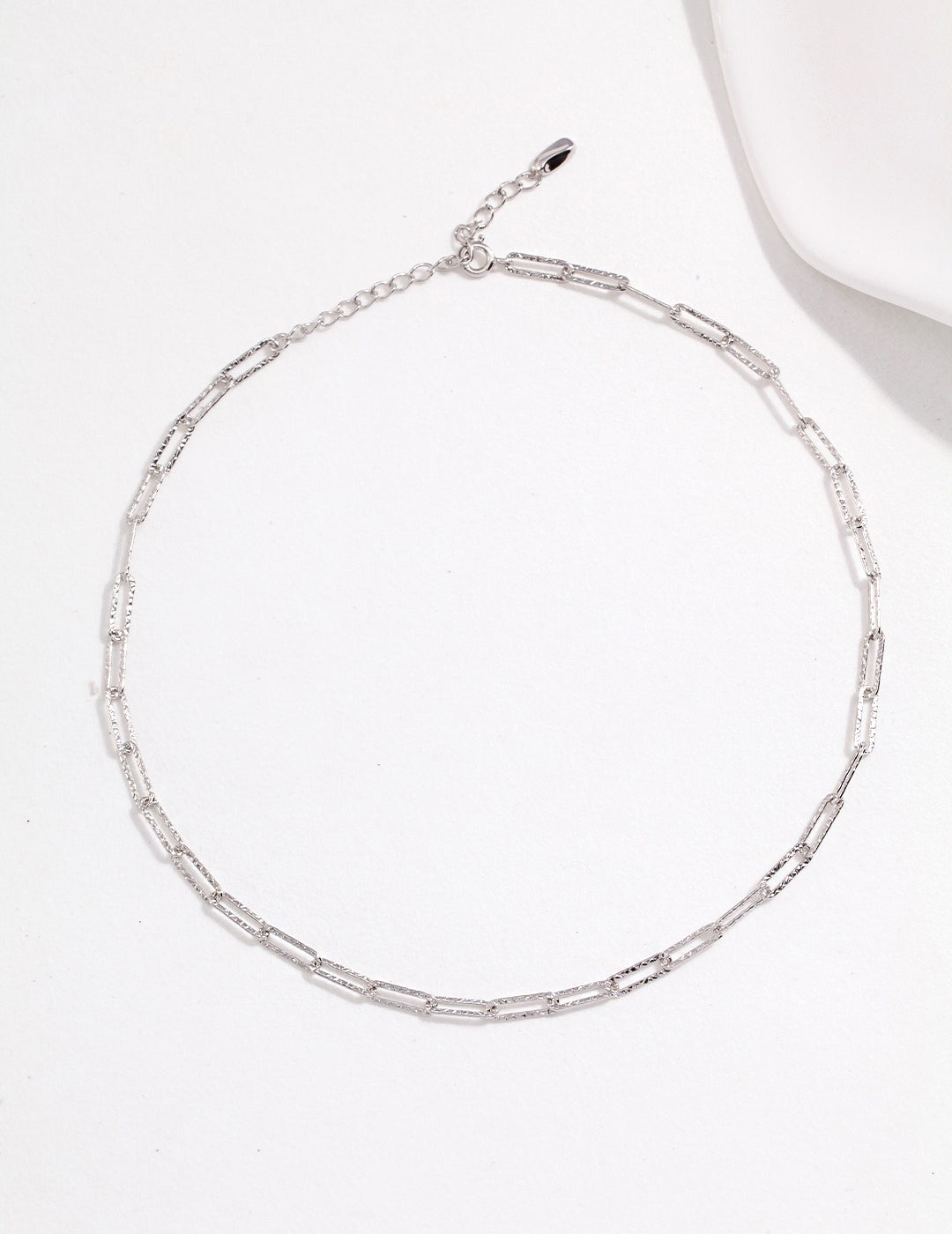 Sterling Silver Paperclip Chain Necklace