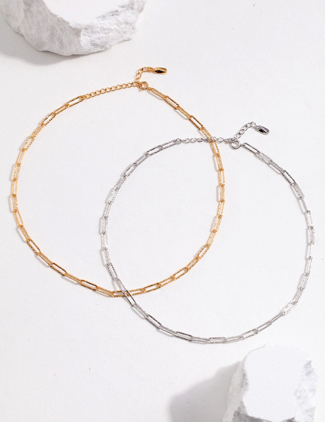 Sterling Silver Paperclip Chain Necklace